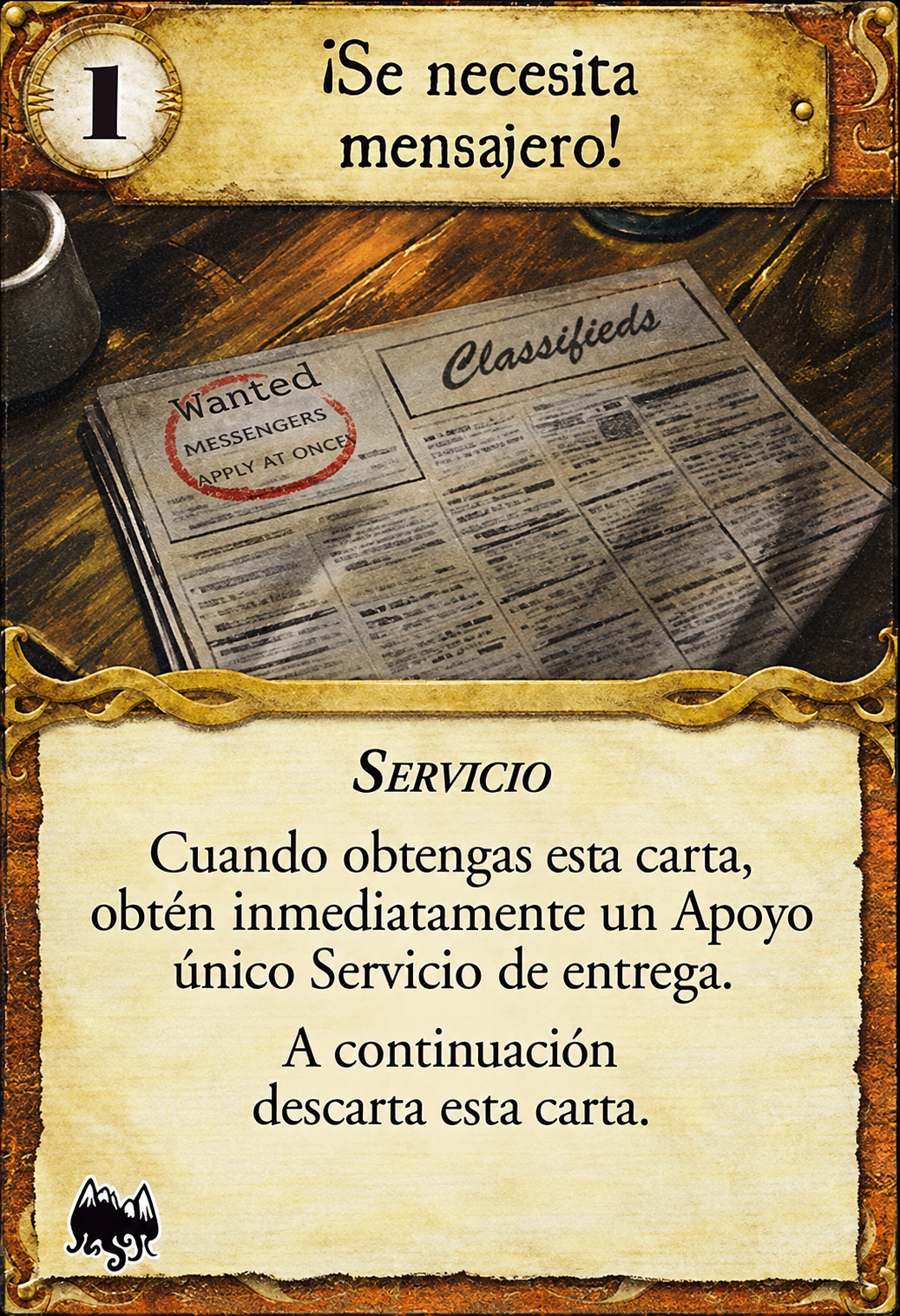 ¡Se necesita mensajero!