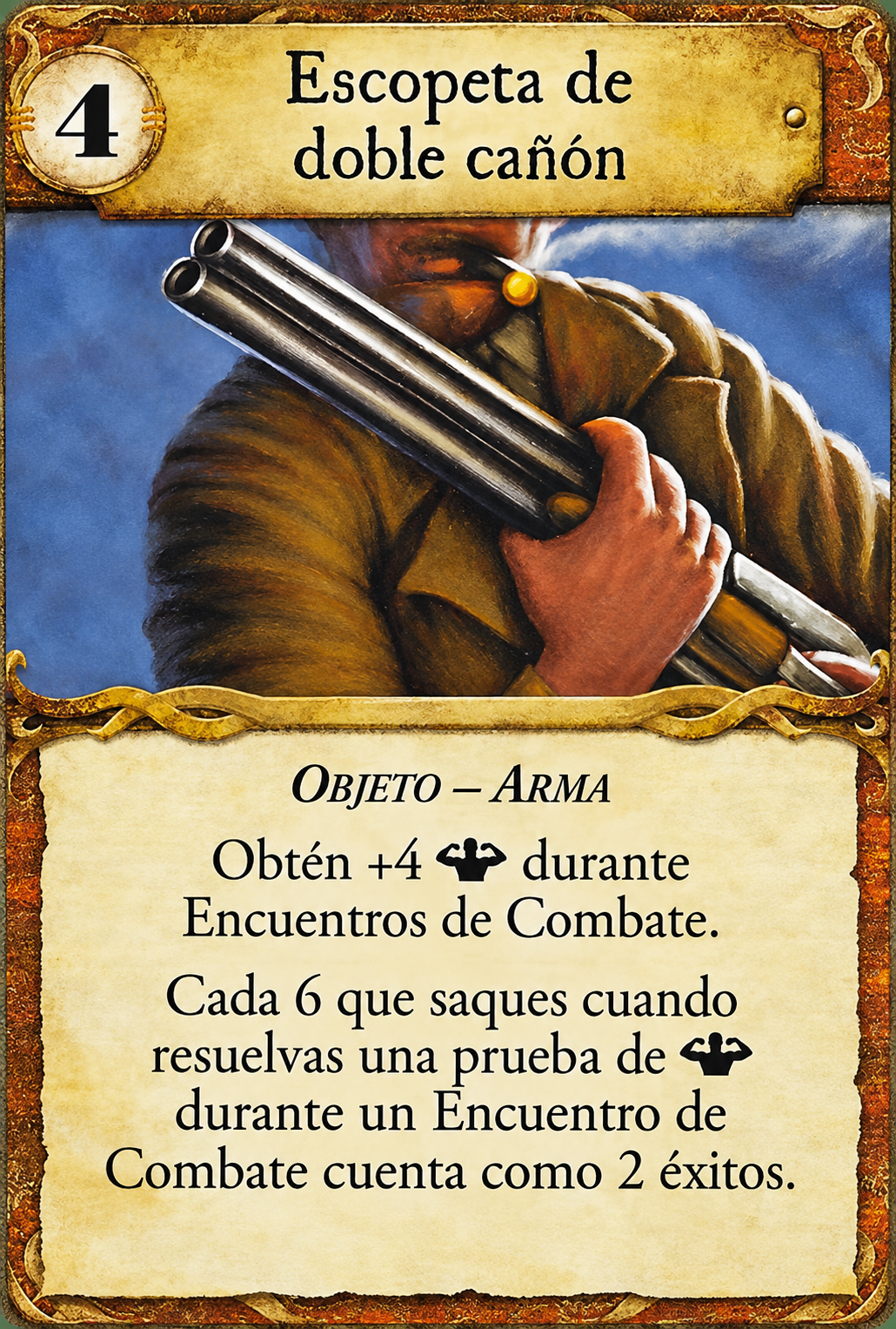 Escopeta de doble cañón