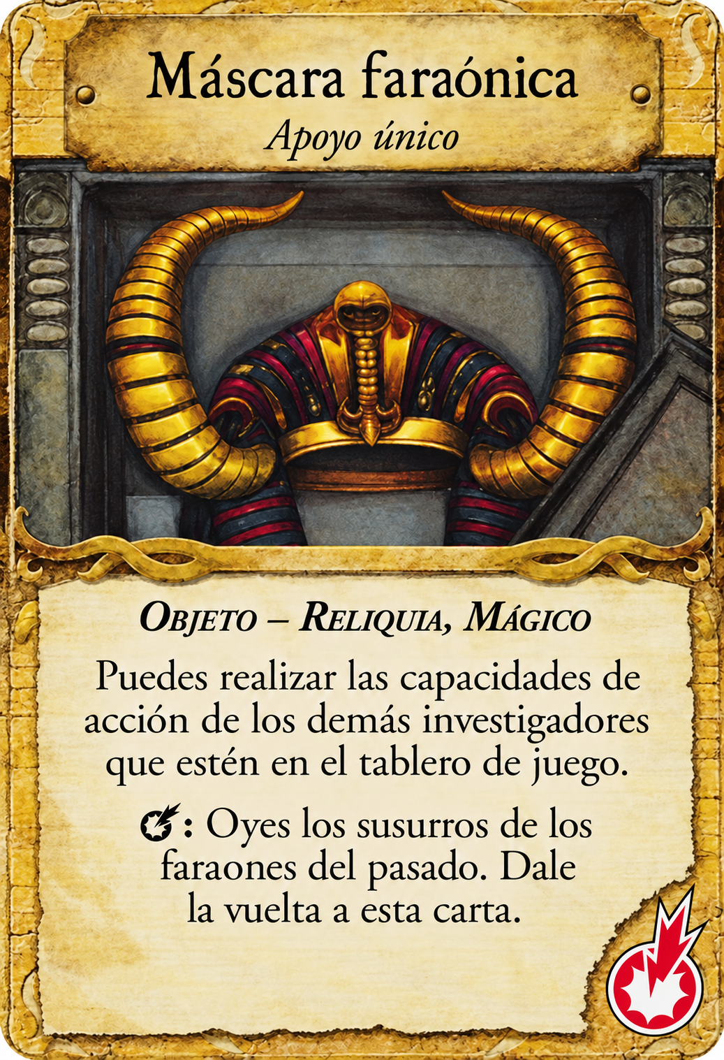 Máscara faraónica