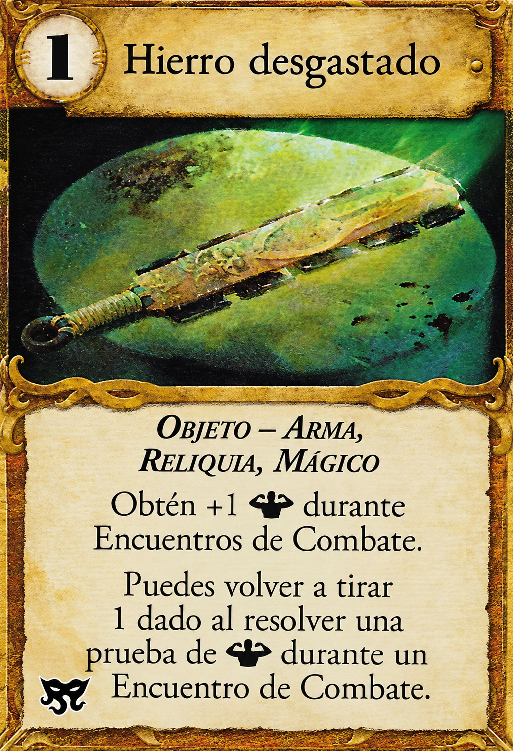 Hierro desgastado