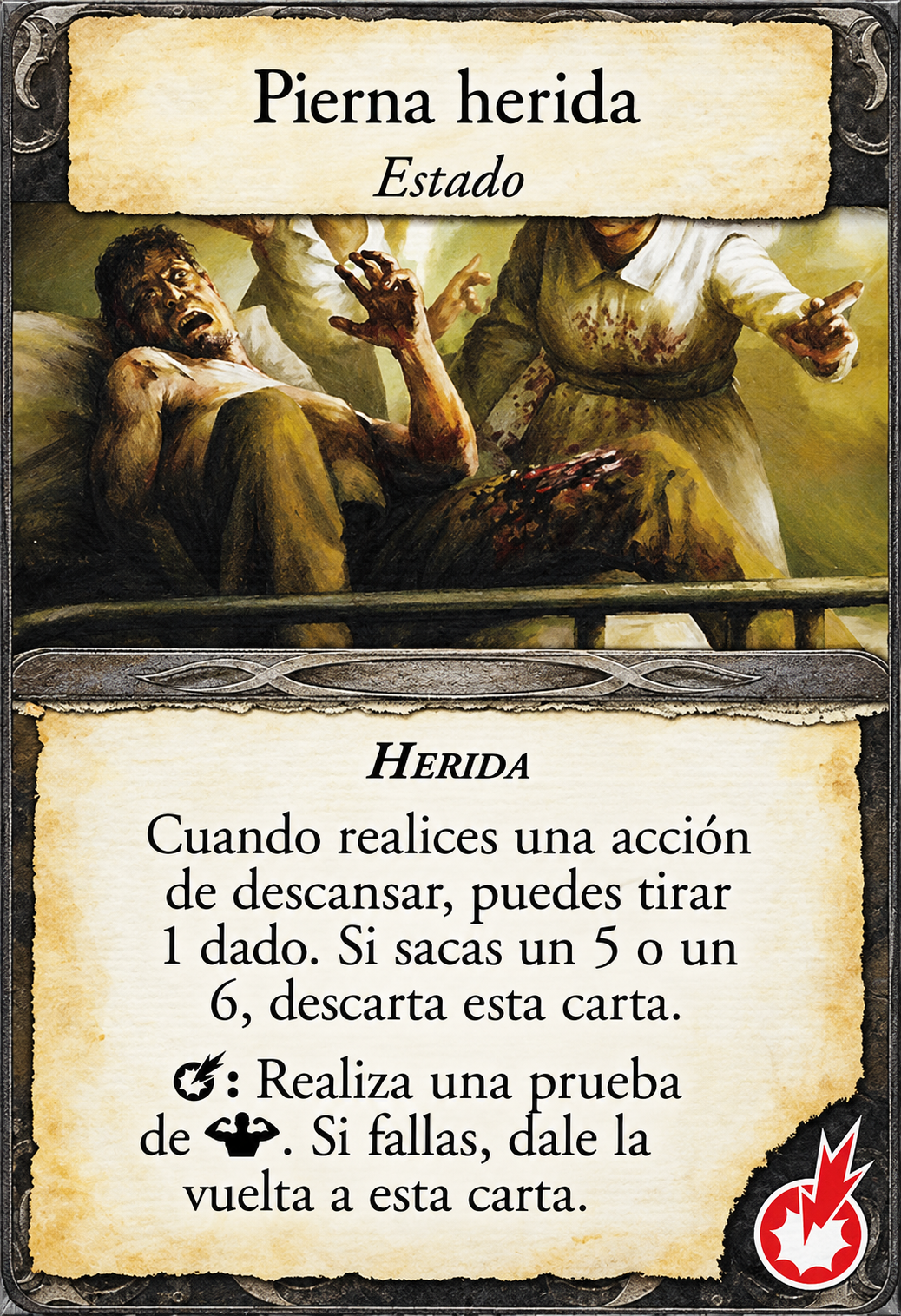 Pierna herida